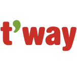 A full color logo of T'way Air